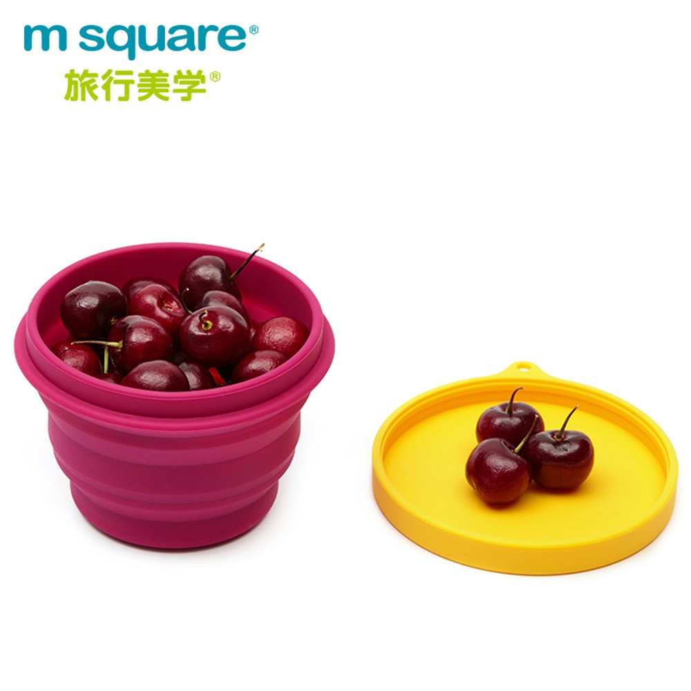 m square摺疊碗新系列kids-M