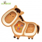 coeco竹纖維動物造型兒童餐盤