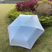 圓角自動折疊傘-藍