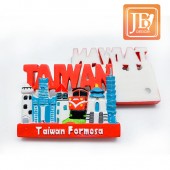 JB Design方波麗磁鐵-JB107-Taiwan文字