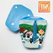 JB Design天燈麗磁鐵-JB073-熊黑皮天燈