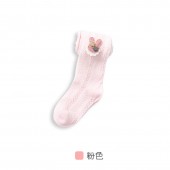 兒童網眼褲襪-網眼透氣褲襪-兔子款粉色